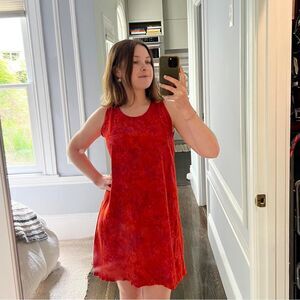 Coco-reef Women's Red and Orange Dress